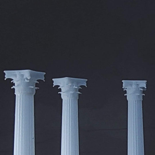 The Ionic, Doric and Corinthian Columns - 3D Printed Replica