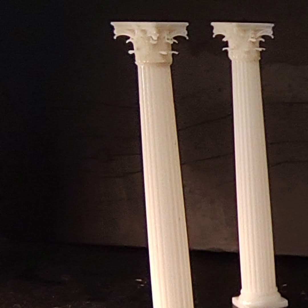 The Ionic, Doric and Corinthian Columns - 3D Printed Replica