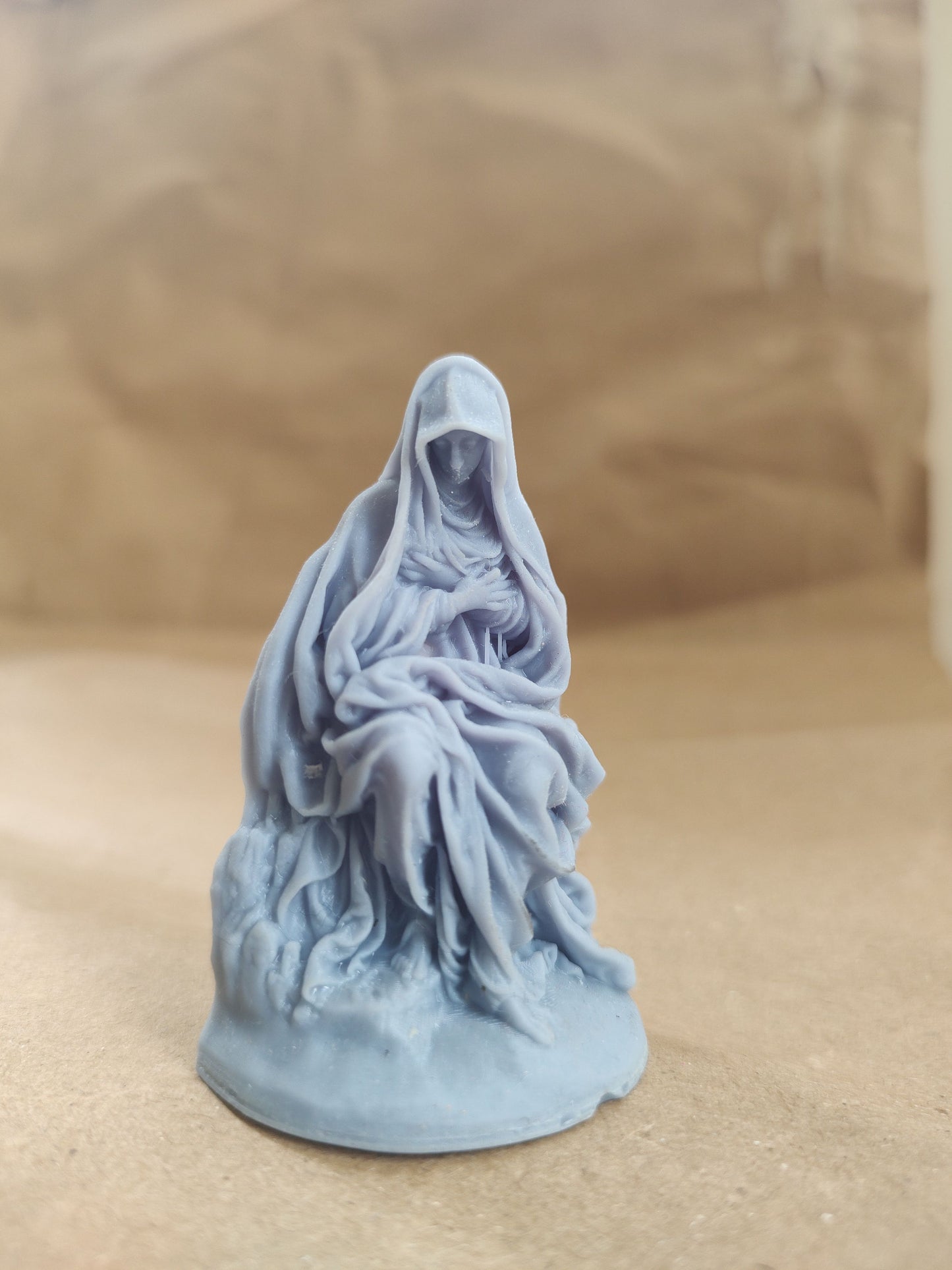 Seated Virgin Mary - 3D Printed Replica