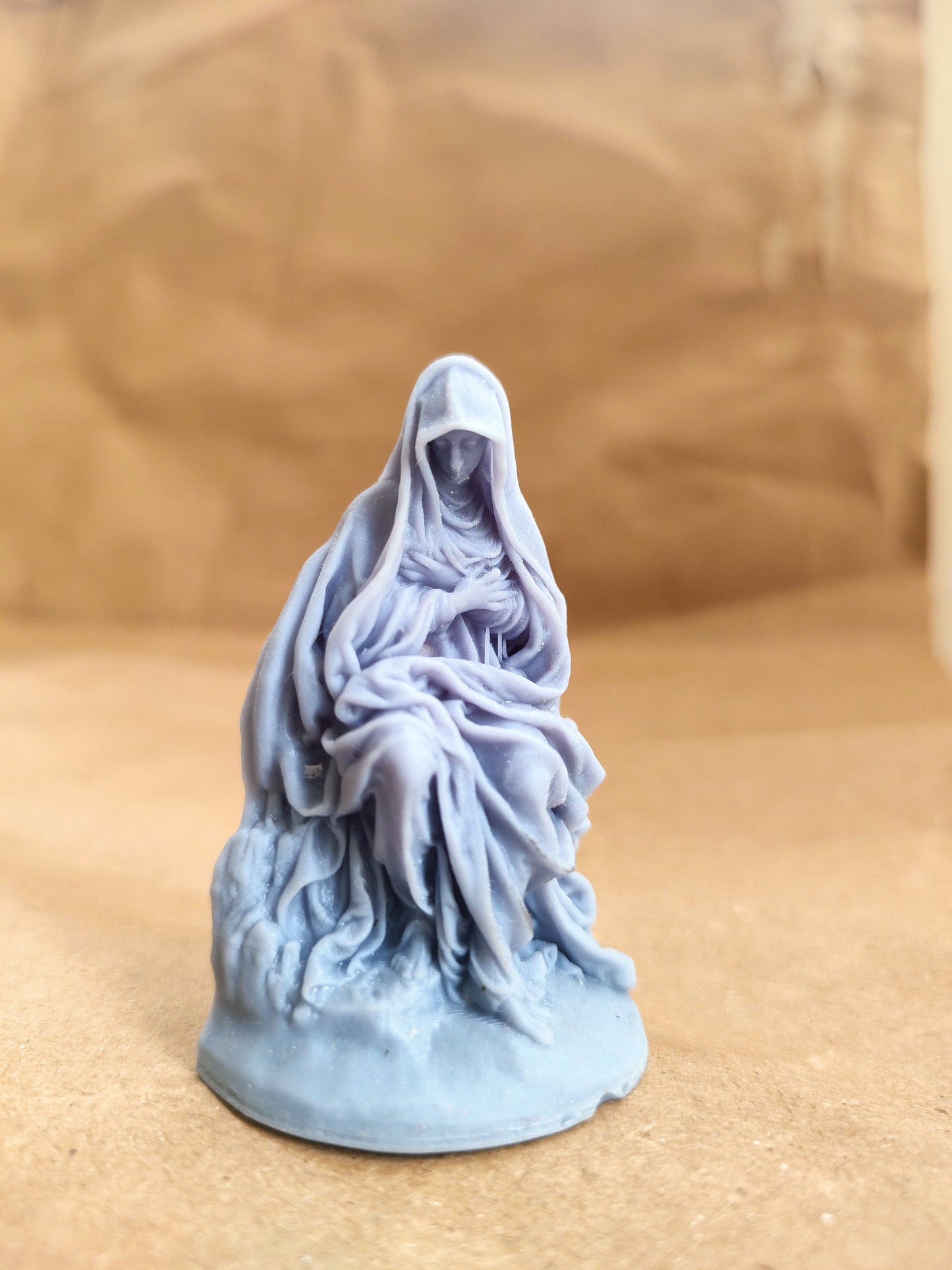 Seated Virgin Mary - 3D Printed Replica