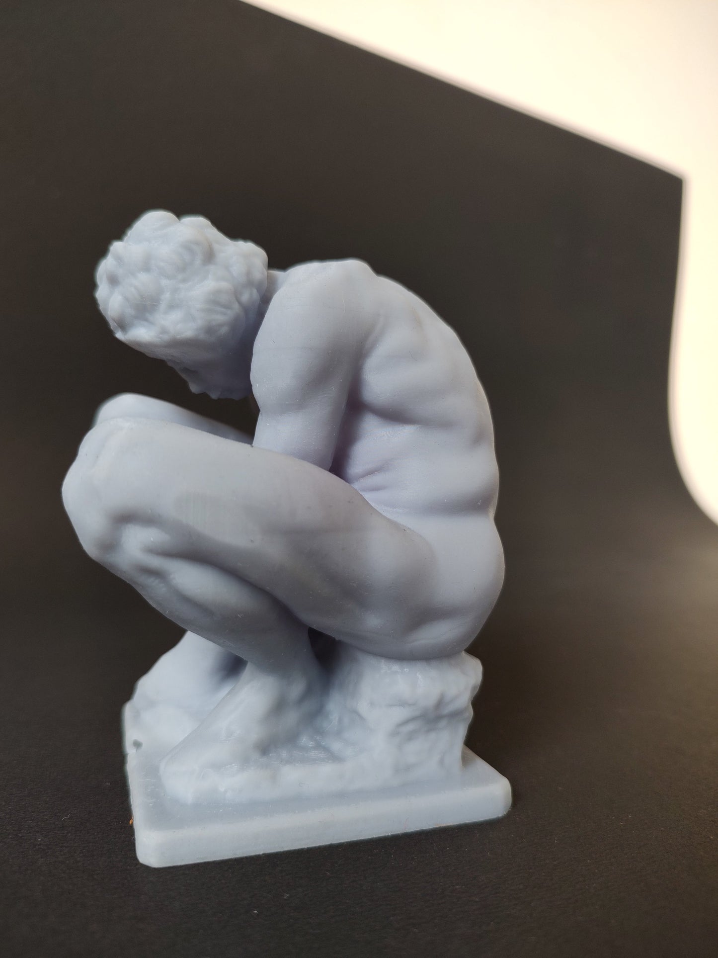 Crouching Boy - 3D Printed Replica