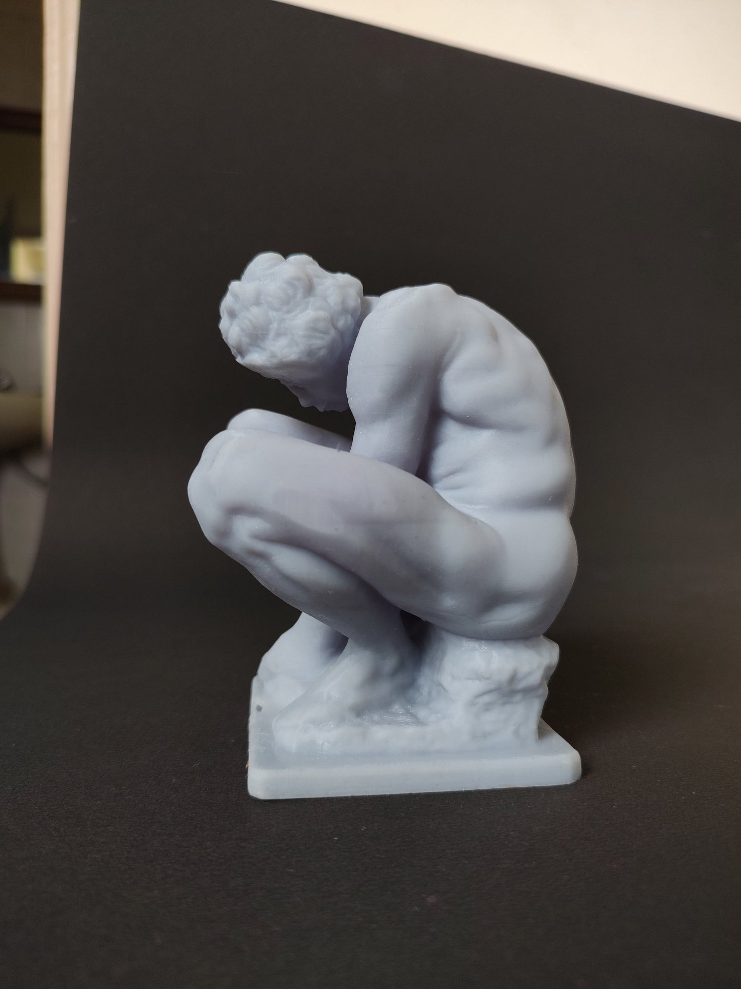 Crouching Boy - 3D Printed Replica