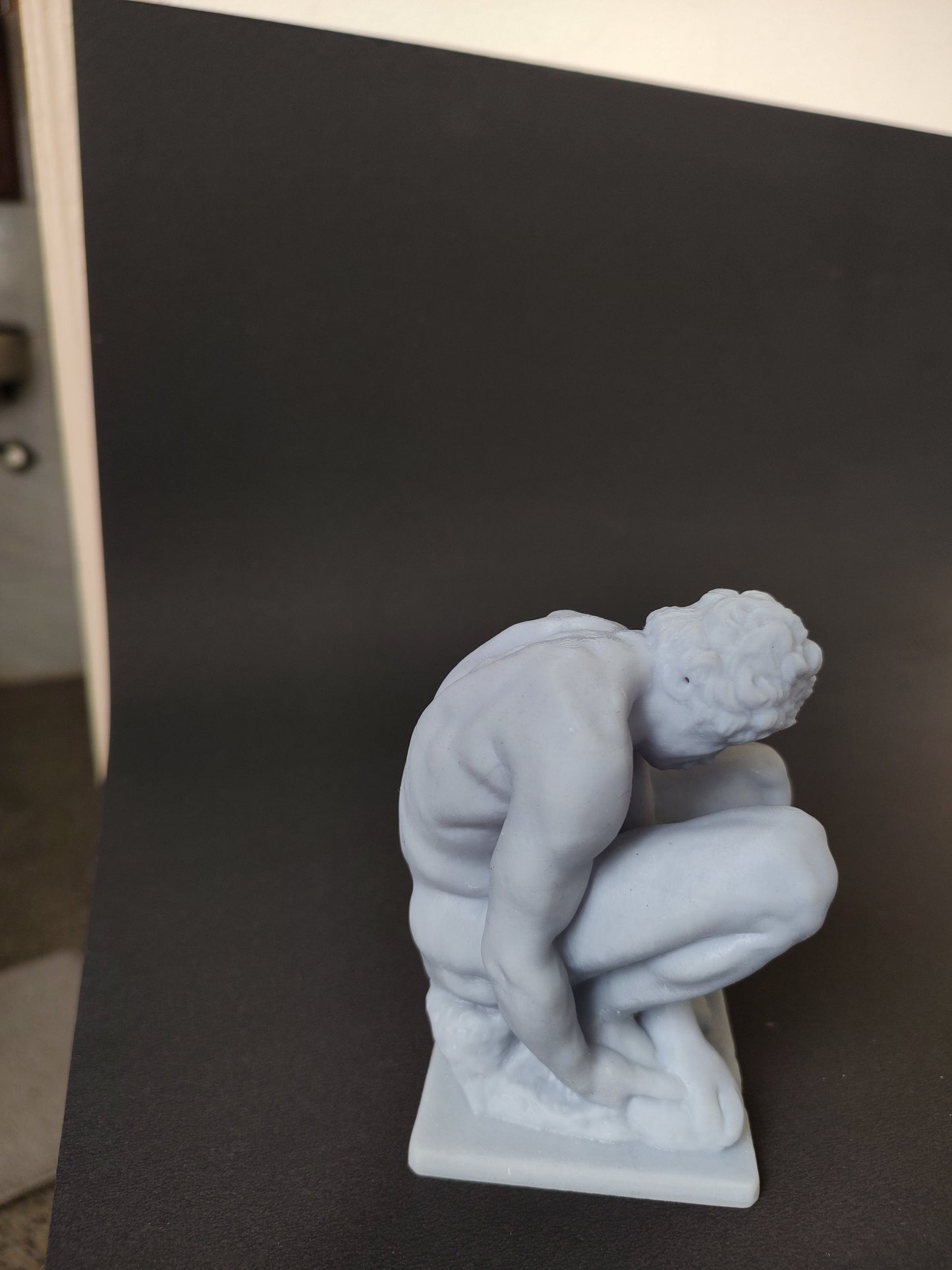 Crouching Boy - 3D Printed Replica