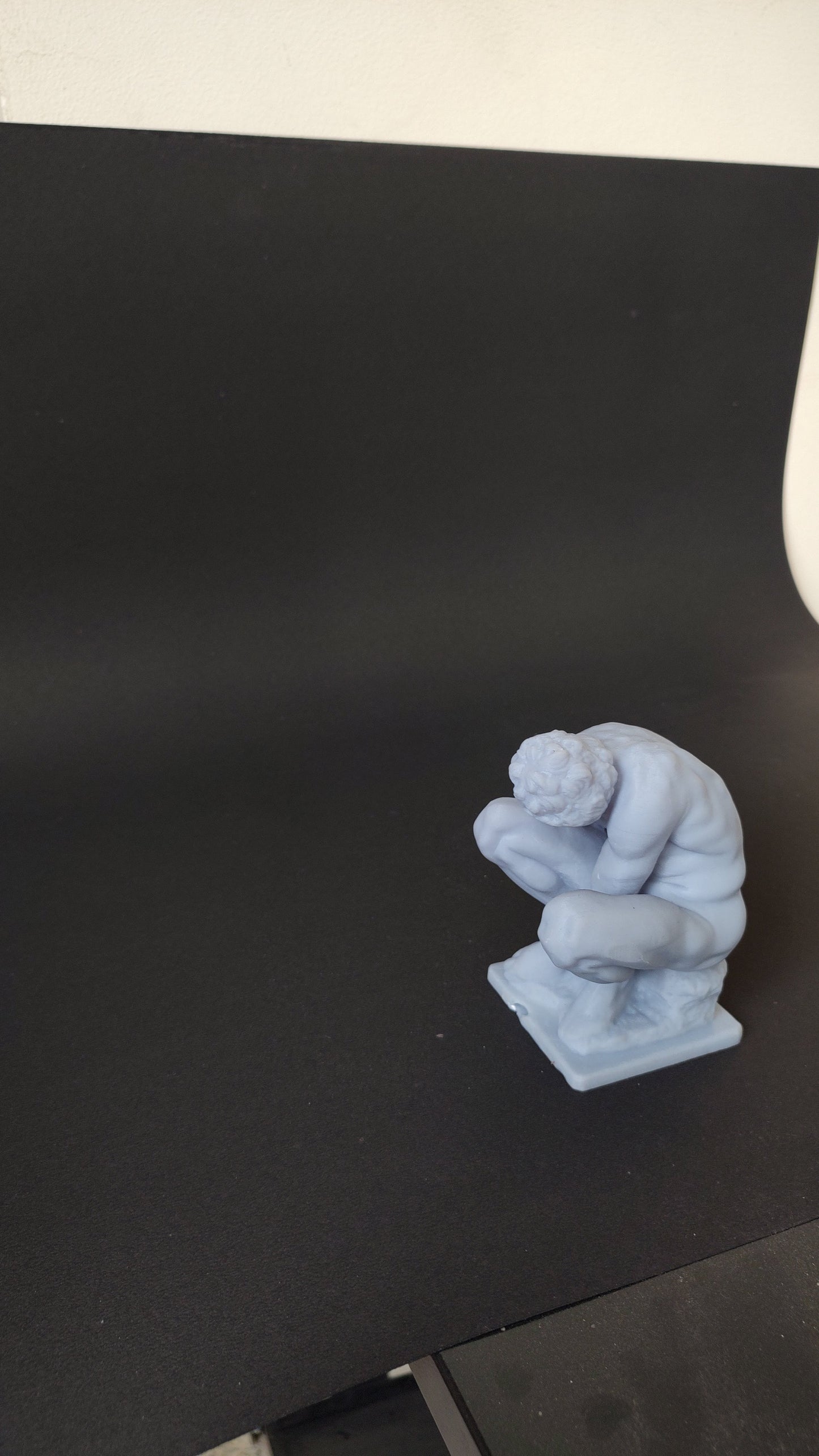 Crouching Boy - 3D Printed Replica