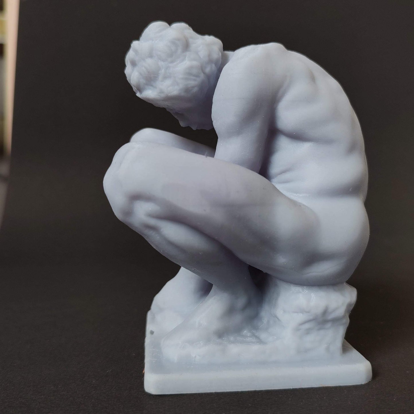 Crouching Boy - 3D Printed Replica